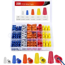 220PCS Wire Caps Kit