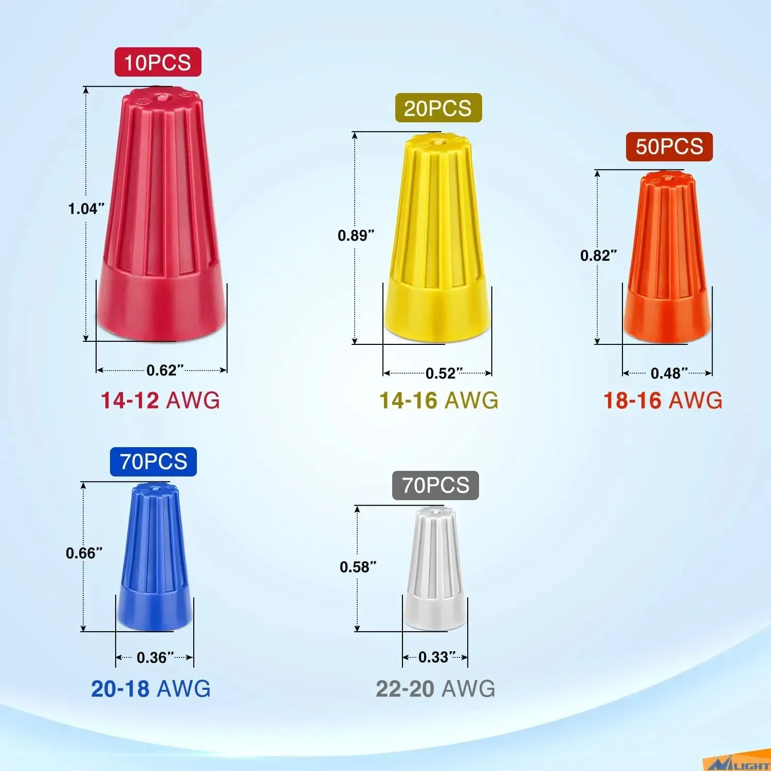 220PCS Wire Caps Kit