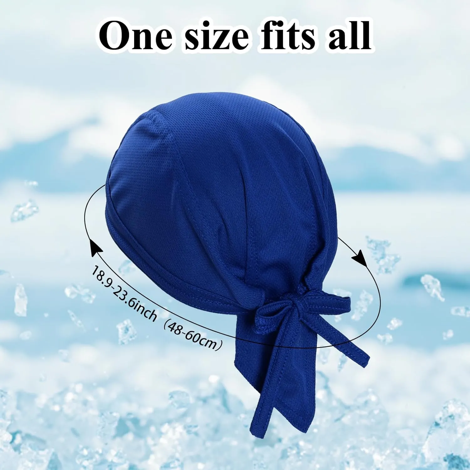 6 Pcs Do Rags Sweat Wicking Beanie Cooling Skull Caps for Men Women Helmet Liner Motorcycle Head Wrap Bandana