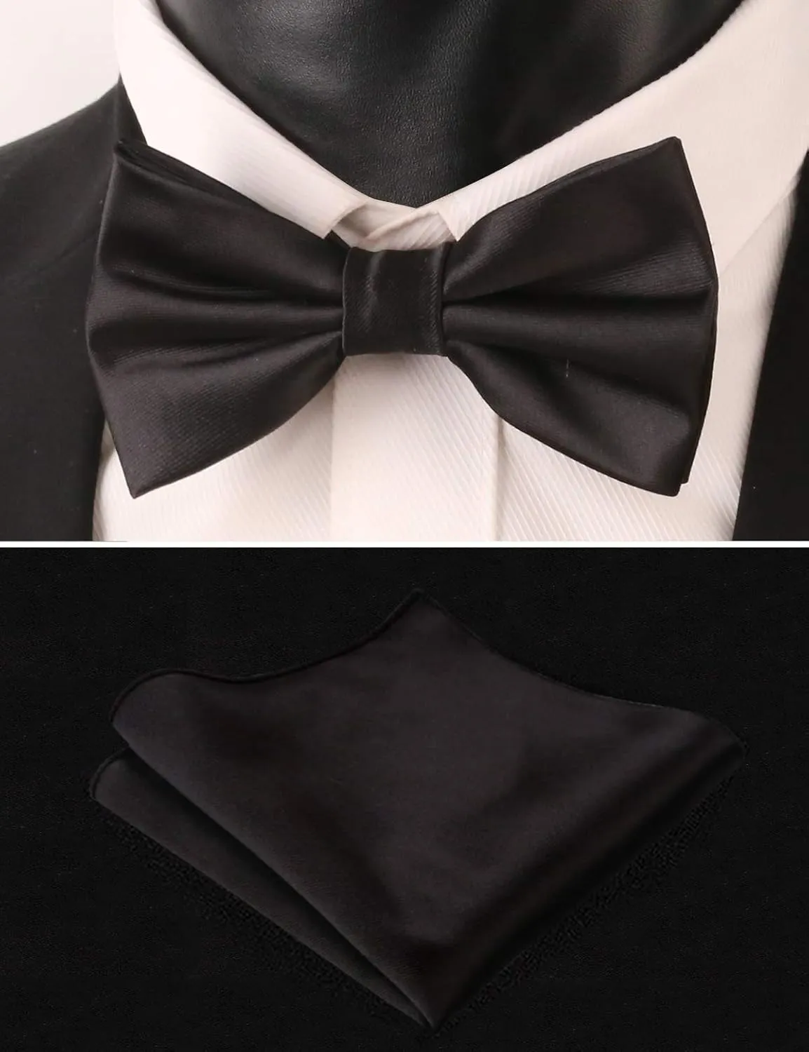 Alizeal Multicolored Silk Solid Cummerbund for Mens Gift Bow Tie Set