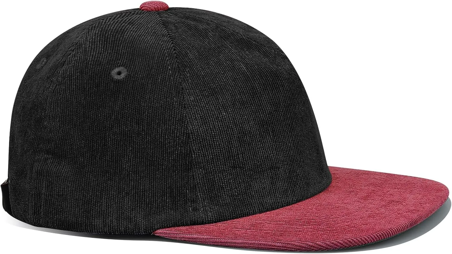 Clakllie Retro Flat Brim Baseball Cap Street Style Trucker Hat Snapback Low Profile Dad Hat Cooling Hip Hop Caps