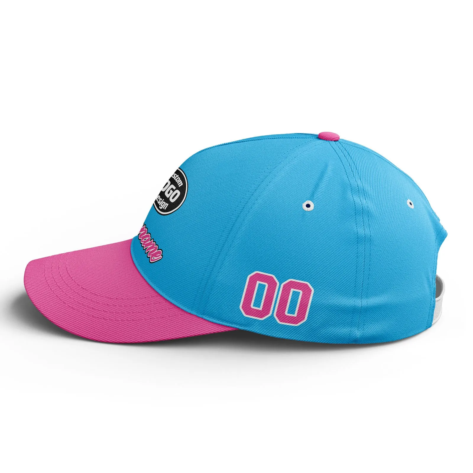 Custom Hat Sport Design Cap Stitched Adjustable Personalized BBCA-D028015-1