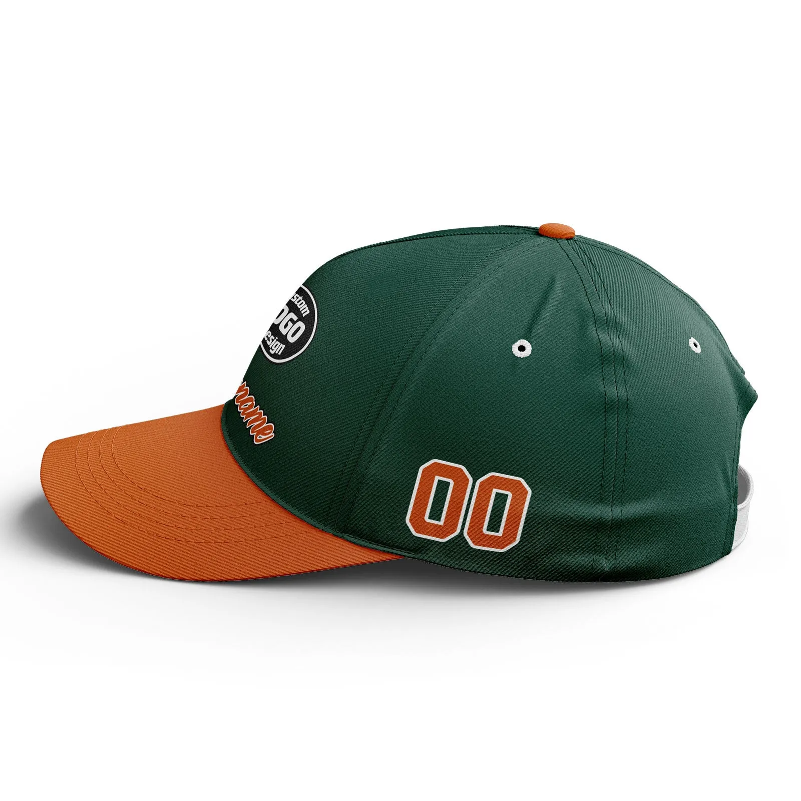 Custom Hat Sport Design Cap Stitched Adjustable Personalized BBCA-D028015-7