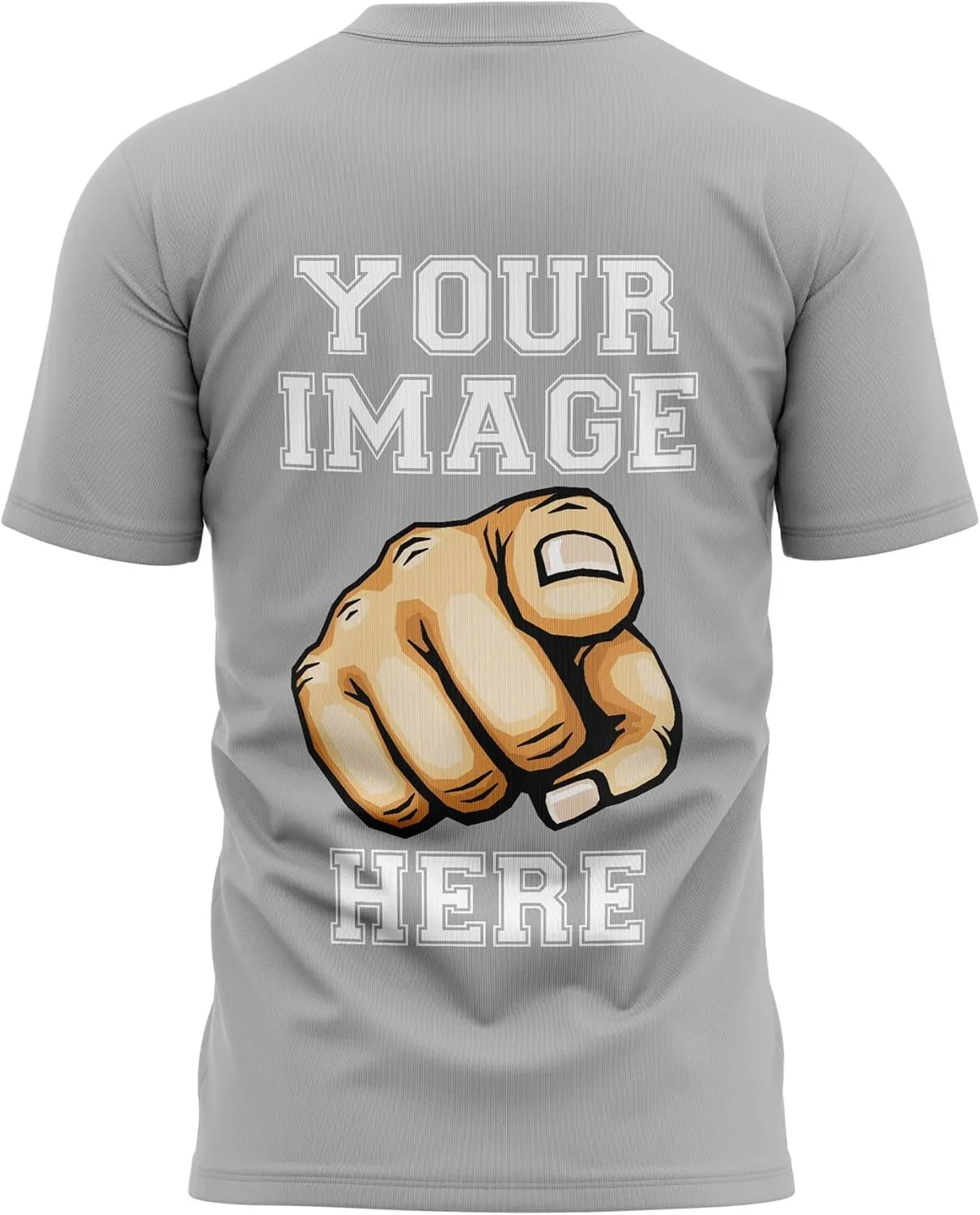 Custom Shirt for Men, ADD Your Image to Front and Back Printing, Customized Tshirts Design Your Own