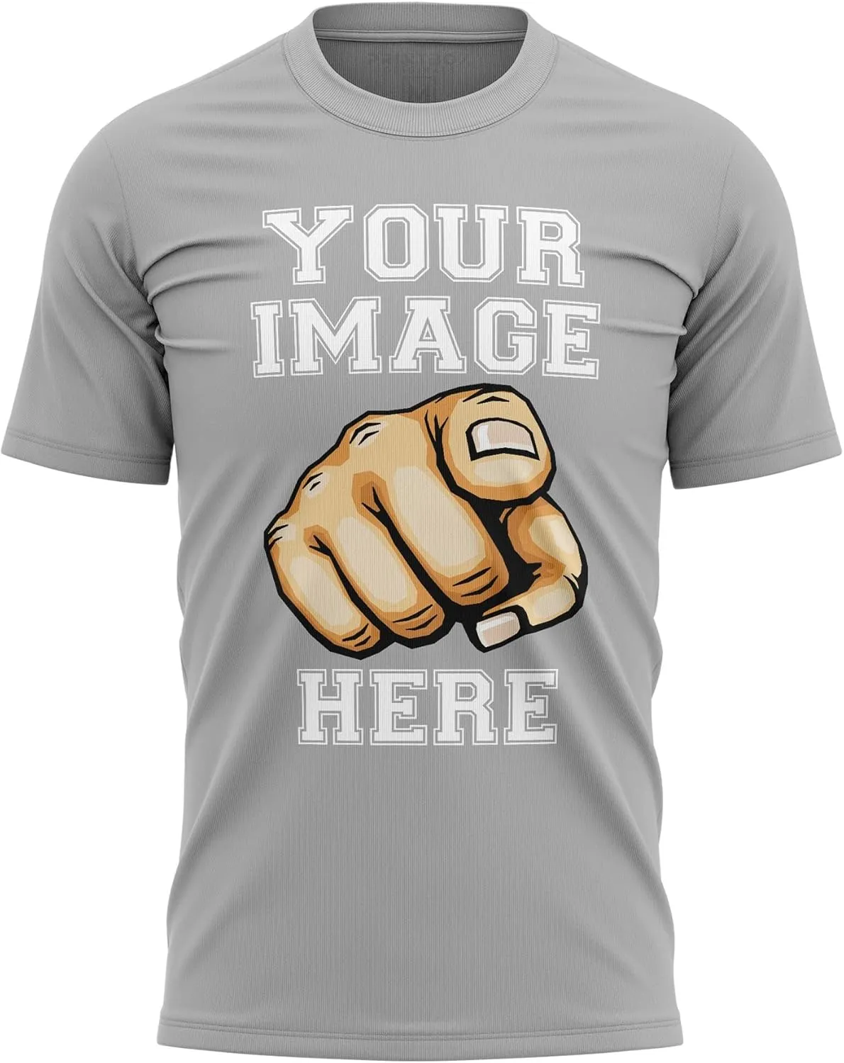 Custom Shirt for Men, ADD Your Image to Front and Back Printing, Customized Tshirts Design Your Own