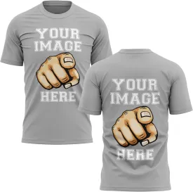 Custom Shirt for Men, ADD Your Image to Front and Back Printing, Customized Tshirts Design Your Own