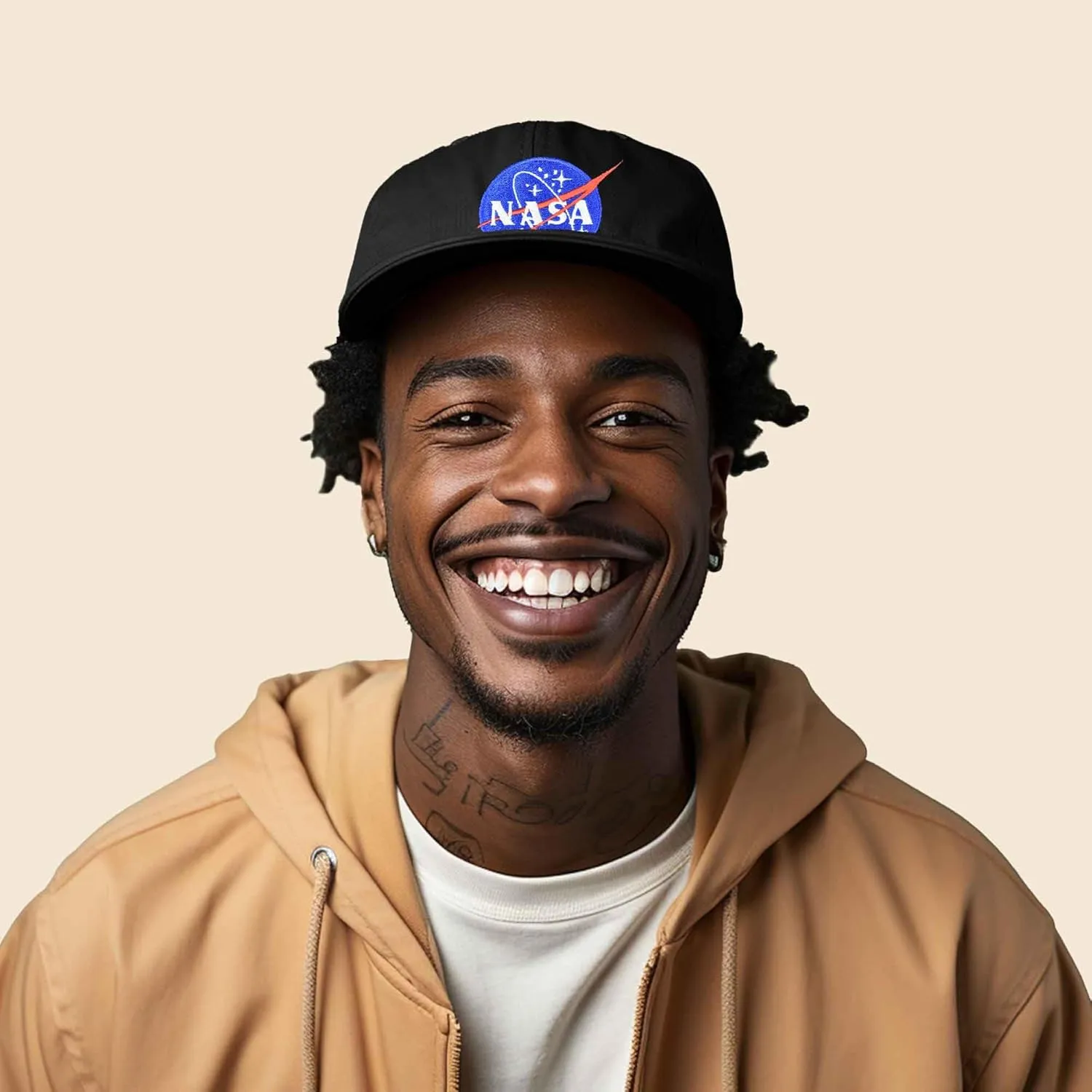 DALIX NASA Embroidered Mens Womens Cotton Dad Hat Baseball Cap Adjustable