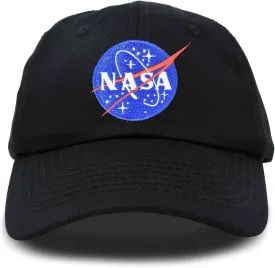 DALIX NASA Embroidered Mens Womens Cotton Dad Hat Baseball Cap Adjustable