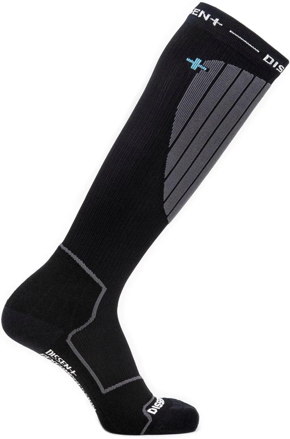 DISSENT GFX Compression Hybrid DLX-Merino Wool Low-Profile High-Performance Ski Socks