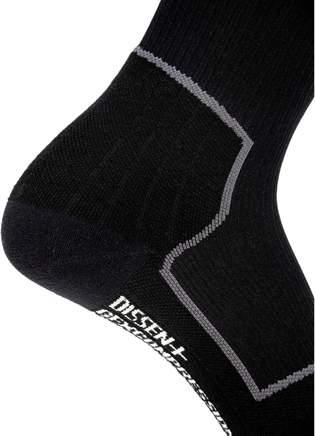 DISSENT GFX Compression Hybrid DLX-Merino Wool Low-Profile High-Performance Ski Socks