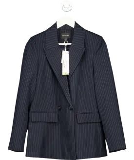 FOREVER NEW Blue Bella Double Breasted Blazer UK 10
