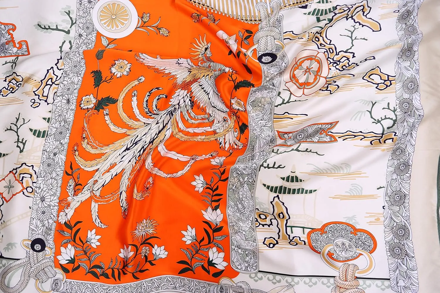 Grace Scarves 100% Silk Scarves, Extra-Large and XX-Large