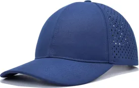 Men's Adjustable Baseball Cap(M,L,XL,XXL), Water Resistant Laser Cut Snapback Mesh Hat