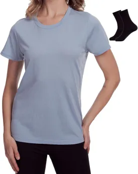 MERINNOVATION Women's Merino Wool T-Shirt Short Sleeve Athletic Tee Wicking Base Layer