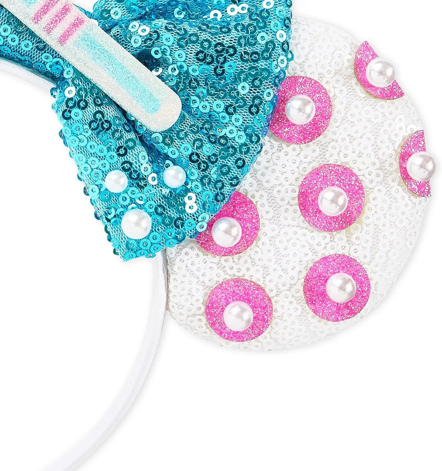 Mouse Ear Headbands,Sparkle Mouse Ears Headband for Women Girls Cartoon Princess Costume Cosplay Decoration (bo beep)