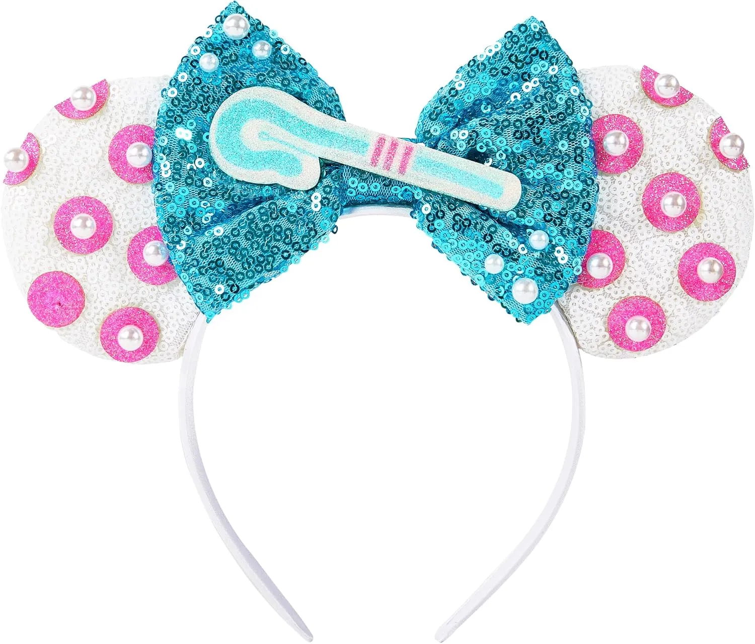 Mouse Ear Headbands,Sparkle Mouse Ears Headband for Women Girls Cartoon Princess Costume Cosplay Decoration (bo beep)