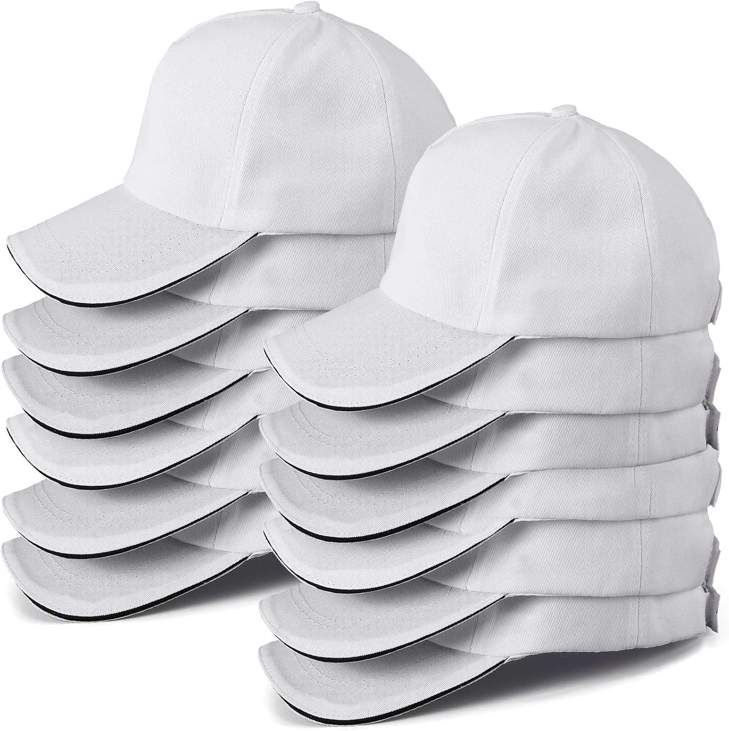 Pcs Kids Baseball Caps Adjustable Plain Baseball Hats Cotton Blank Hats Bulk for Girls Boys Sport Team