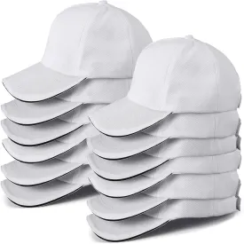 Pcs Kids Baseball Caps Adjustable Plain Baseball Hats Cotton Blank Hats Bulk for Girls Boys Sport Team