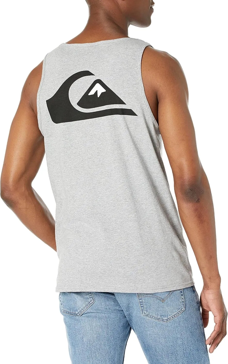 Quiksilver Men's Mw Logo Sleeveless Tank Top Tee Shirt