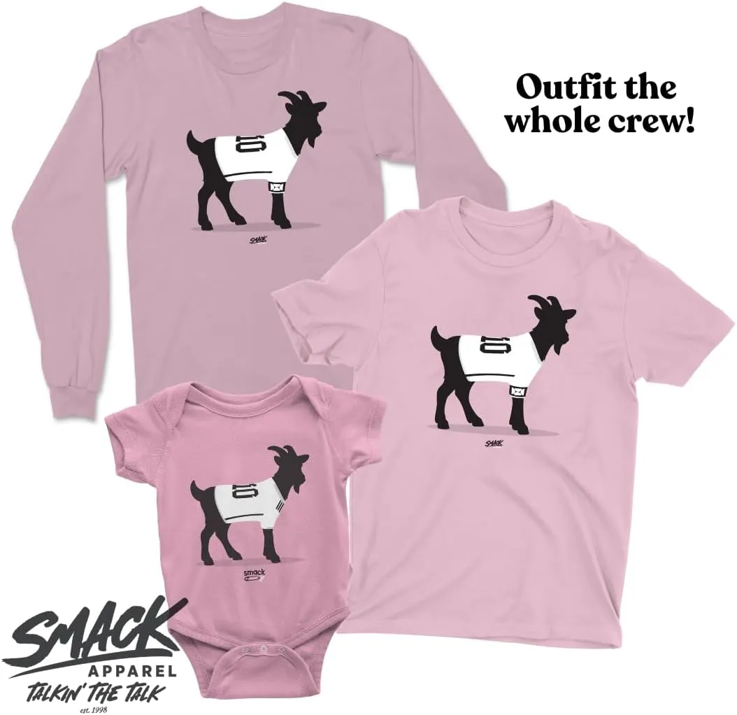 Smack Apparel Goat T-Shirt for Miami Soccer Fans (SM-5XL)