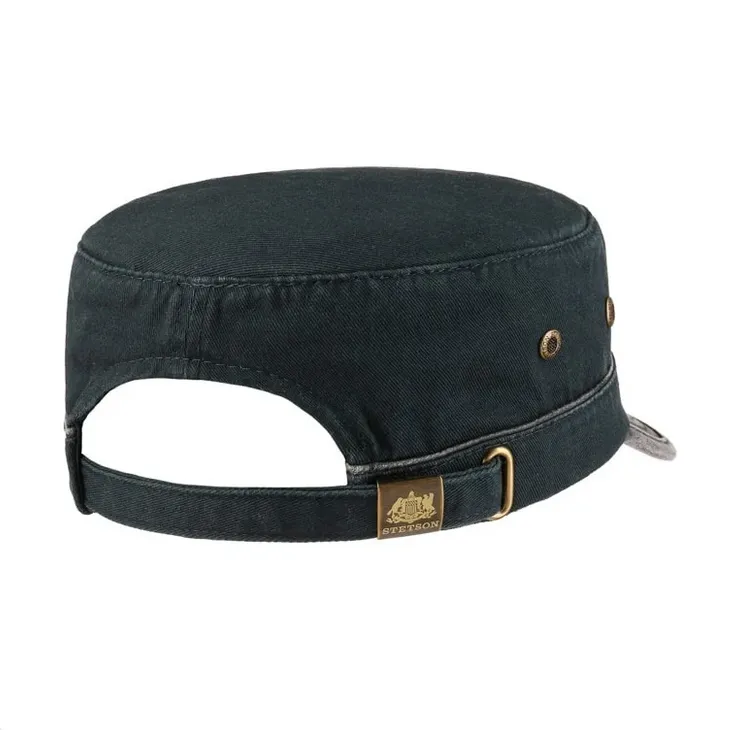 Stetson Katonah Cotton Engineers / Army Cap Navy