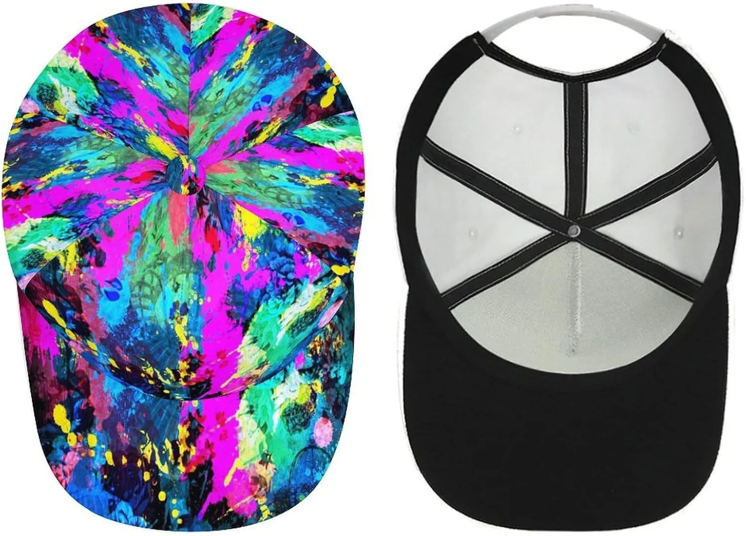 Unisex Snapback Baseball Cap Cool Hip Hop Hat for Outdoor Activities