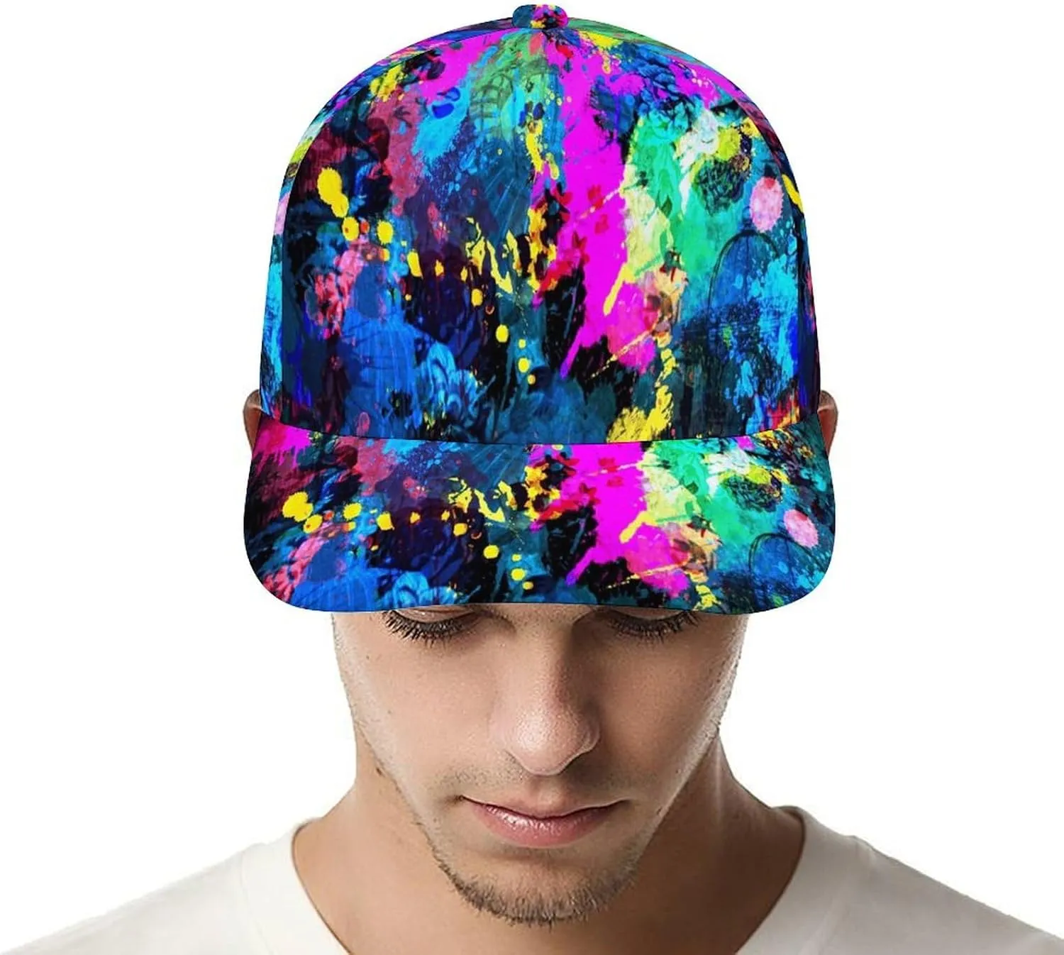 Unisex Snapback Baseball Cap Cool Hip Hop Hat for Outdoor Activities