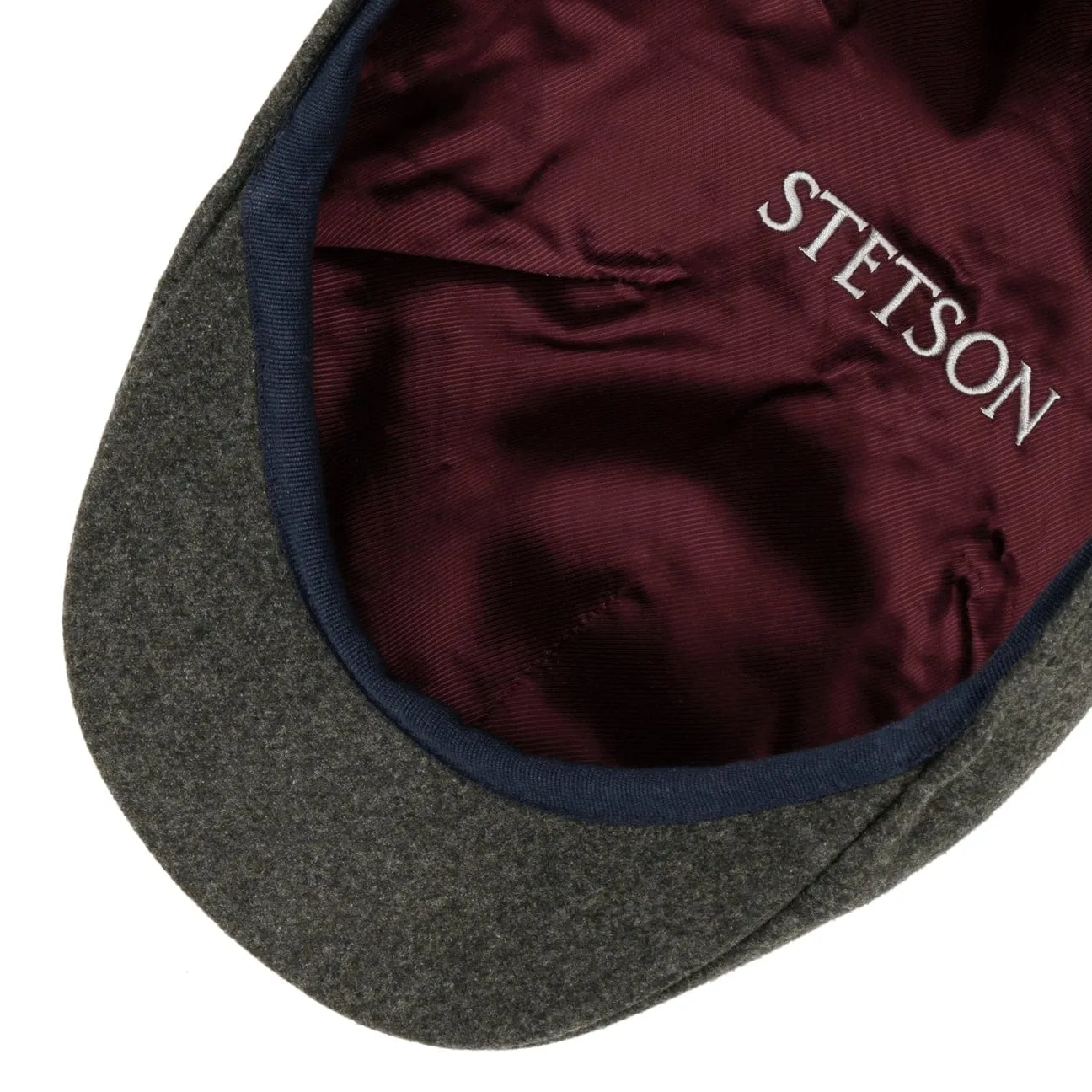 Ventridge Ivy Wool Flat Cap by Stetson